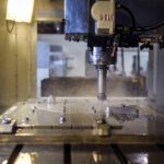 AMI machine shop floor with industrial equipment